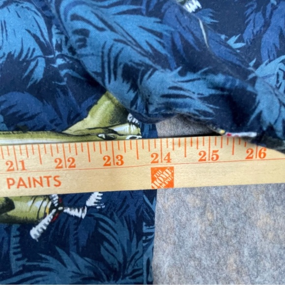 Kalaheo Fighter Bomber Airplane Hawaiian Beach Summer Military Camp Shirt - Sz L - Picture 14 of 15